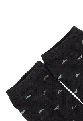 Medias Tipo Baleta Para Mujer Triangulo Negro Bosi