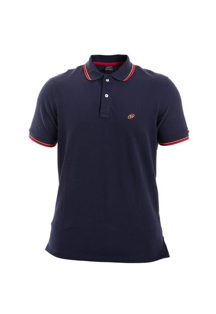 Camiseta Hombre Polo Life Azul Oscuro Bosi
