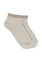 Medias Tipo Baleta Para Mujer Puntos Beige Bosi de Bosi