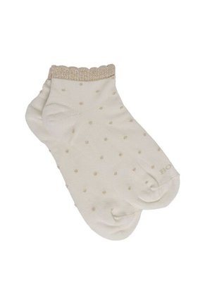 Medias Tipo Baleta Para Mujer Puntos Beige Bosi