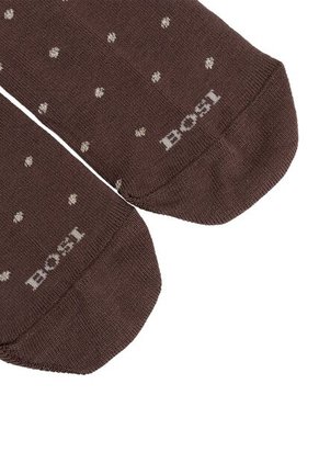 Medias Tipo Baleta Para Mujer Puntos Cafe Bosi