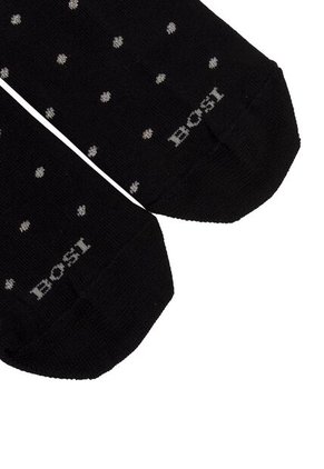 Medias Tipo Baleta Para Mujer Puntos Negro Bosi