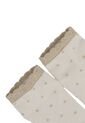 Medias Tipo Baleta Para Mujer Puntos Beige Bosi de Bosi