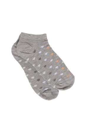 Medias Tipo Baleta Para Mujer Hearts Gris Bosi