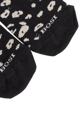 Medias Tipo Baleta Para Mujer Printer Negro Bosi