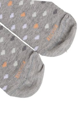 Medias Tipo Baleta Para Mujer Hearts Gris Bosi