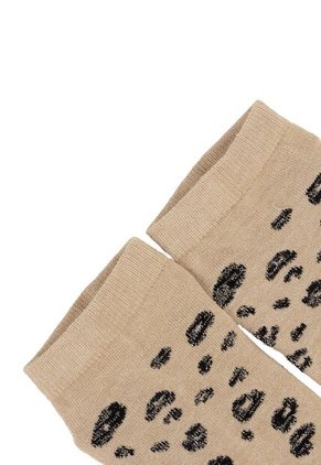 Medias Tipo Baleta Para Mujer Printer Taupe Bosi