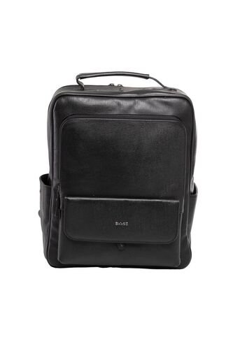 Morral En Cuero Para Hombre Filipo Negro Bosi Bosi
