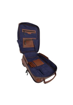 Morral En Cuero Para Hombre Enrico Canela Bosi