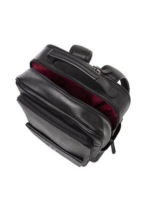 Morral En Cuero Para Hombre Filipo Negro Bosi