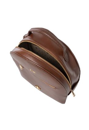 Morral En Cuero Para Mujer Adele Canela Bosi