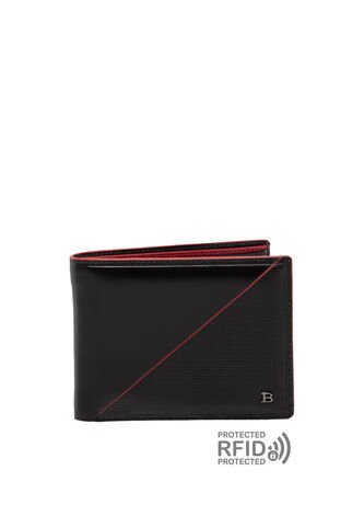 Billetera Para Hombre Alix Negro Bosi Bosi