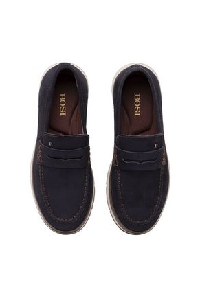 Mocasines Para Hombre Benedeto Azul Bosi