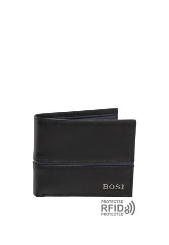 Billetera Para Hombre Albin Negro Bosi Bosi