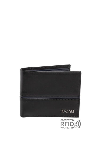 Billetera Para Hombre Albin Negro Bosi