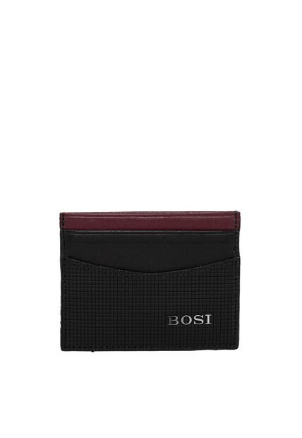 Tarjetero Para Hombre Bombay Negro Bosi