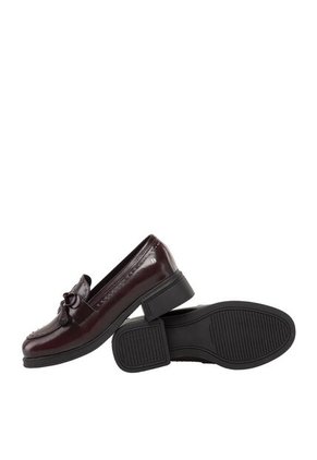 Mocasines Para Mujer Winda Vinotinto Bosi