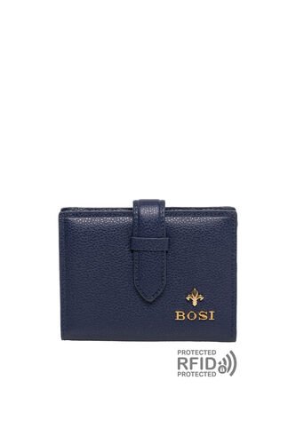 Billetera Para Mujer Erika Azul Bosi Bosi