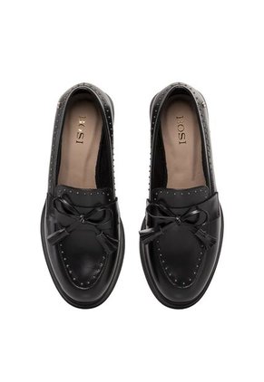 Mocasines Para Mujer Winda Negro Bosi