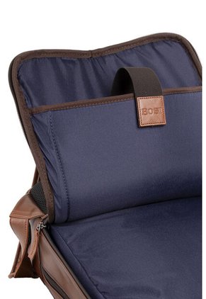 Morral En Cuero Para Hombre Santino Miel Bosi