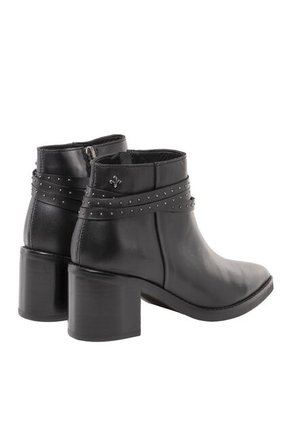 Botines Para Mujer Asis Negro Bosi
