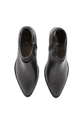 Botines Para Mujer Asis Negro Bosi