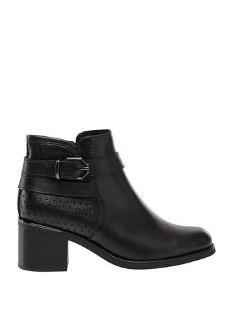Botines Para Mujer Jael Negro Bosi Bosi