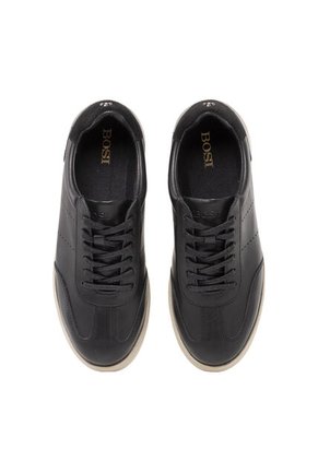 Zapatos Casuales Para Hombre Tridente Negro Bosi