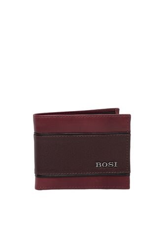 Billetera Para Hombre Lutero Vinotinto Bosi Bosi