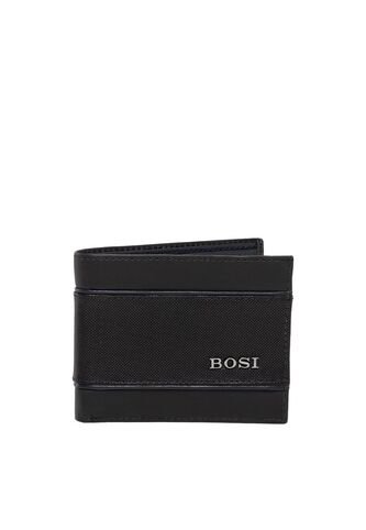 Billetera Para Hombre Lutero Negro Bosi Bosi