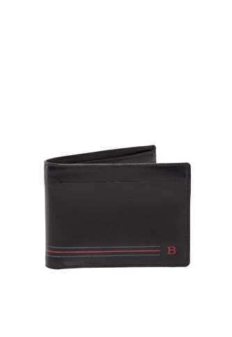 Billetera Para Hombre Azur Negro Bosi Bosi