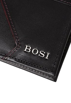 Billetera Para Hombre Leon Negro Bosi