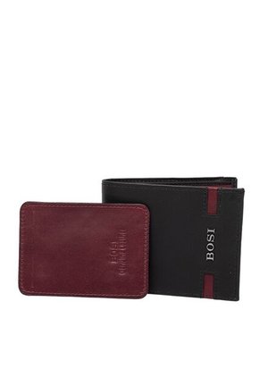 Billetera Para Hombre Bayer Negro Bosi