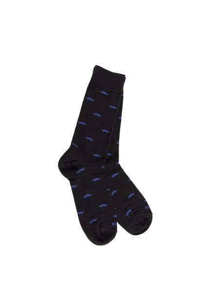 Medias Para Hombre Bigotes Negro Bosi