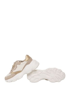 Tenis Para Mujer Girly Dorado Bosi