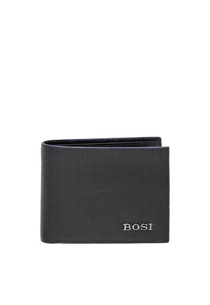 Billetera Para Hombre Onnen Negro Bosi