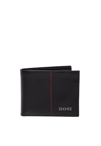 Billetera Para Hombre Kalig Negro Bosi Bosi