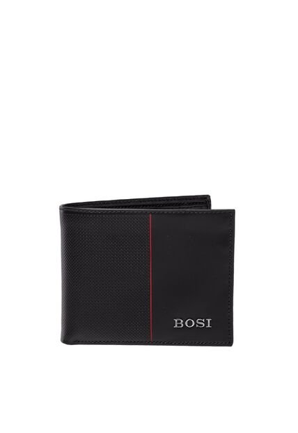 Billetera Para Hombre Kalig Negro Bosi