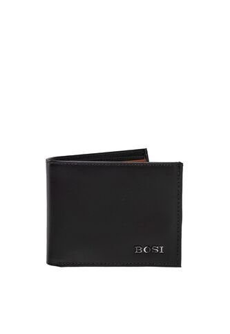 Billetera Para Hombre Heddie Negro Bosi Bosi