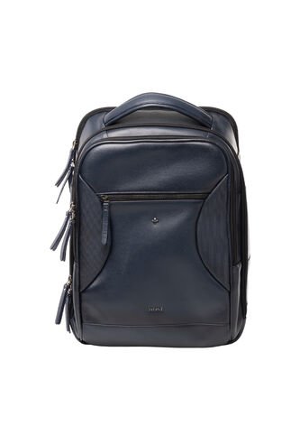 Morral En Cuero Para Hombre Angelo Azul Bosi Bosi
