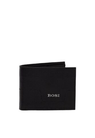 Billetera Para Hombre Morat Negro Bosi Bosi