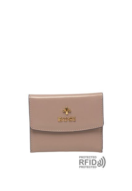 Tarjetero Para Mujer Fleur Nude Bosi