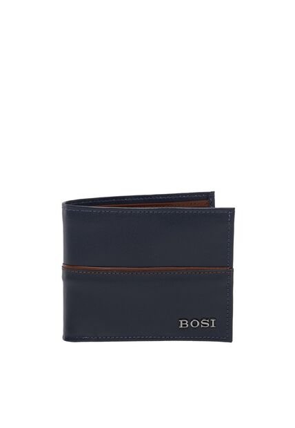 Billetera Para Hombre Valenti Azul Bosi
