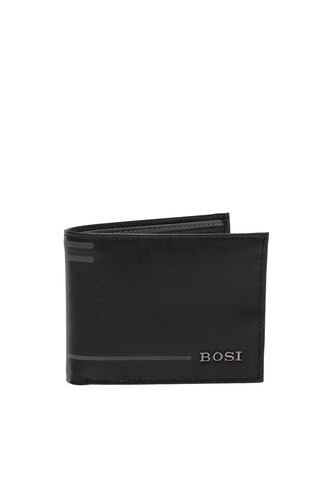 Billetera Para Hombre Osorio Negro Bosi Bosi