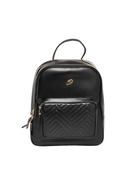 Morral En Cuero Para Mujer Bluma Negro Bosi