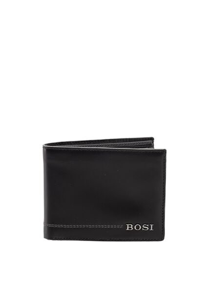 Billetera Para Hombre Gates Negro Bosi