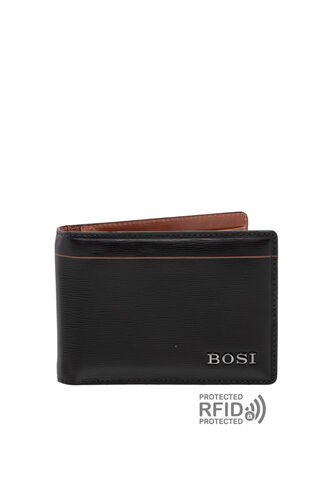 Billetera Para Hombre Paulo Negro Bosi Bosi