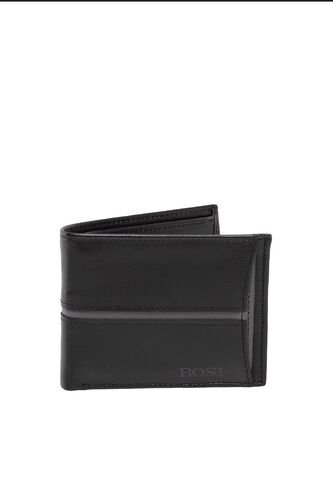 Billetera Para Hombre Taylor Negro Bosi Bosi