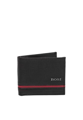 Billetera Para Hombre Bradley Negro Bosi Bosi