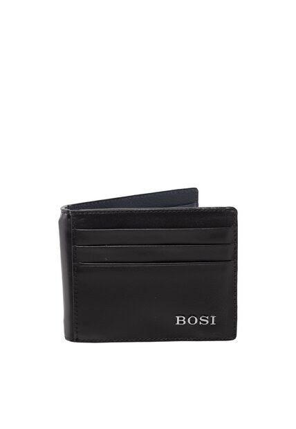 Billetera Para Hombre Gino Negro Bosi